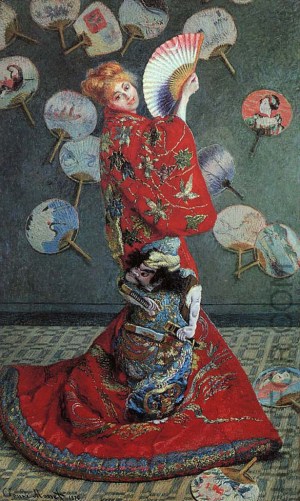 1875-claude-monet-madame-monet-in-a-japanese-costume
